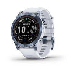 Garmin fēnix® 7 Sapphire Solar Mineral Blue DLC Titanium/Whitestone цена и информация | Смарт-часы (smartwatch) | 220.lv