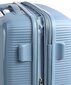 American Tourister vidējā lieluma ceļojumu koferis Soundbox Spinner Stone Blue 67 cm, cena un informācija | Koferi, ceļojumu somas | 220.lv