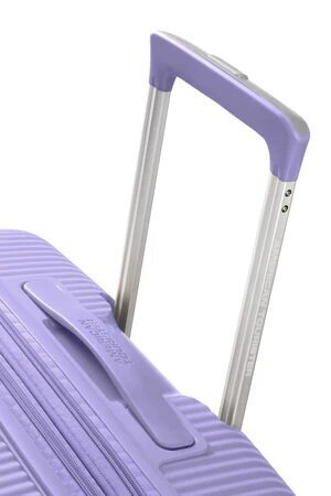 American Tourister lielais ceļojumu koferis Soundbox Lavender Spinner 77 cm cena un informācija | Koferi, ceļojumu somas | 220.lv