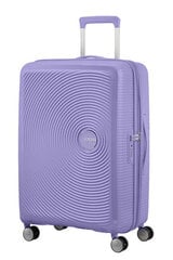 American Tourister lielais ceļojumu koferis Soundbox Lavender Spinner 77 cm цена и информация | Чемоданы, дорожные сумки | 220.lv
