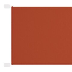 vidaXL vertikāla markīze, sarkanbrūna, 180x1000 cm, Oksfordas audums cena un informācija | Saulessargi, markīzes un statīvi | 220.lv