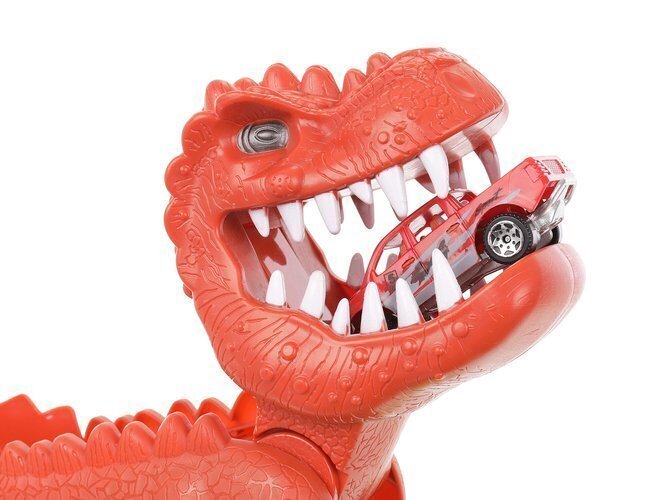 Dinozauru palaišanas trase + 2 automašīnas cena un informācija | Rotaļlietas zēniem | 220.lv