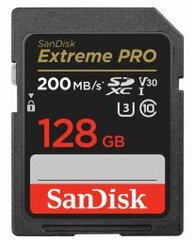 SanDisk Extreme PRO SDXC 128GB kaina ir informacija | Atmiņas kartes mobilajiem telefoniem | 220.lv