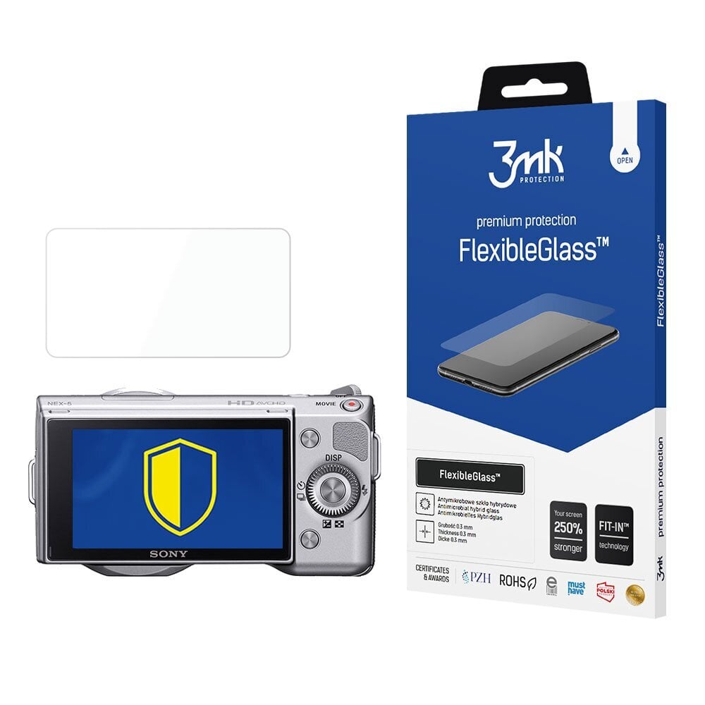 Sony NEX-5 - 3mk FlexibleGlass™ screen protector cena un informācija | Citi piederumi fotokamerām | 220.lv
