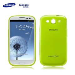 Samsung EFC-1G6PME Супер Тонкий Чехол-крыжка i9300 i9301 Galaxy S3 S3 Neo Светло Зеленый (EU Blister) цена и информация | Чехлы для телефонов | 220.lv