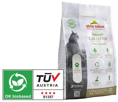 Almo Nature smiltis kaķu tualetei, 4,54 kg cena un informācija | Smiltis un pakaiši | 220.lv