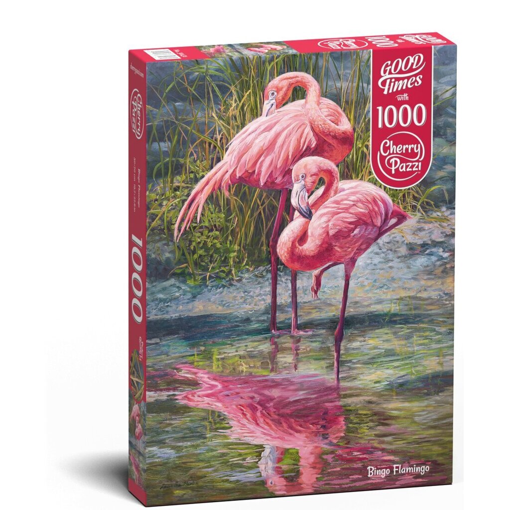 Puzle Cherry Puzzi Bingo Flamingo 1000 detaļas cena un informācija | Puzles, 3D puzles | 220.lv