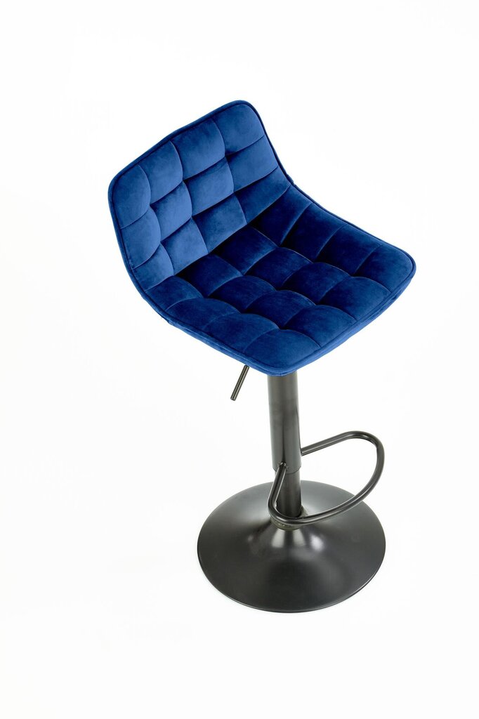 Bāra krēsls Halmar H95, zils cena un informācija | Virtuves un ēdamistabas krēsli | 220.lv