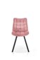 2-u krēslu komplekts Halmar K332, rozā cena un informācija | Virtuves un ēdamistabas krēsli | 220.lv