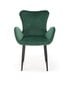 2-u krēslu komplekts Halmar K427, tumši zaļš cena un informācija | Virtuves un ēdamistabas krēsli | 220.lv