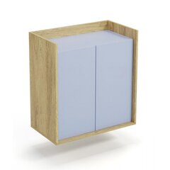 Шкаф Halmar Mobius 2D 83, коричневый/синий цвет цена и информация | Шкафчики в гостиную | 220.lv