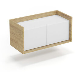 Шкаф низкий Halmar Mobius 2D, коричневый/белый цвет цена и информация | Шкафчики в гостиную | 220.lv