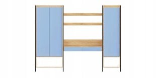 Шкаф Halmar Mobius 2D 179, коричневый/синий цвет цена и информация | Шкафчики в гостиную | 220.lv