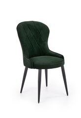 2 krēslu komplekts Halmar K366, tumši zaļš цена и информация | Стулья для кухни и столовой | 220.lv