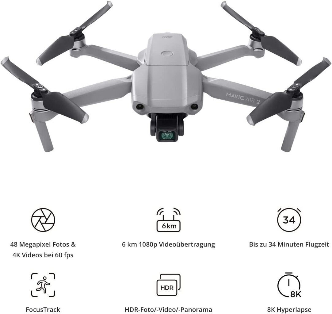 DJI Mavic Air 2 Combo DJI Care Bundle cena un informācija | Droni | 220.lv