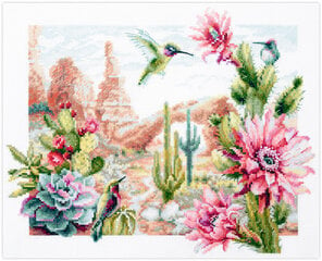 Набор для вышивания Magic Needle "Wild West Flowers" 550-758 цена и информация | Принадлежности для вышивания | 220.lv