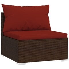Набор мебели VidaXL, коричневый цена и информация | Садовые стулья, кресла, пуфы | 220.lv