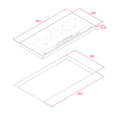 Teka 112500040 цена и информация | Варочные поверхности | 220.lv