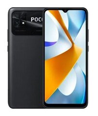 Poco C40 4/64GB MZB0B48EU Power Black cena un informācija | Mobilie telefoni | 220.lv