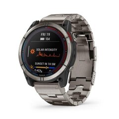 Garmin quatix® 7X Solar Titanium cena un informācija | Viedpulksteņi (smartwatch) | 220.lv