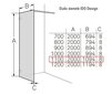 Dušas sieniņa IDO Design 110 cena un informācija | Dušas durvis, dušas sienas | 220.lv