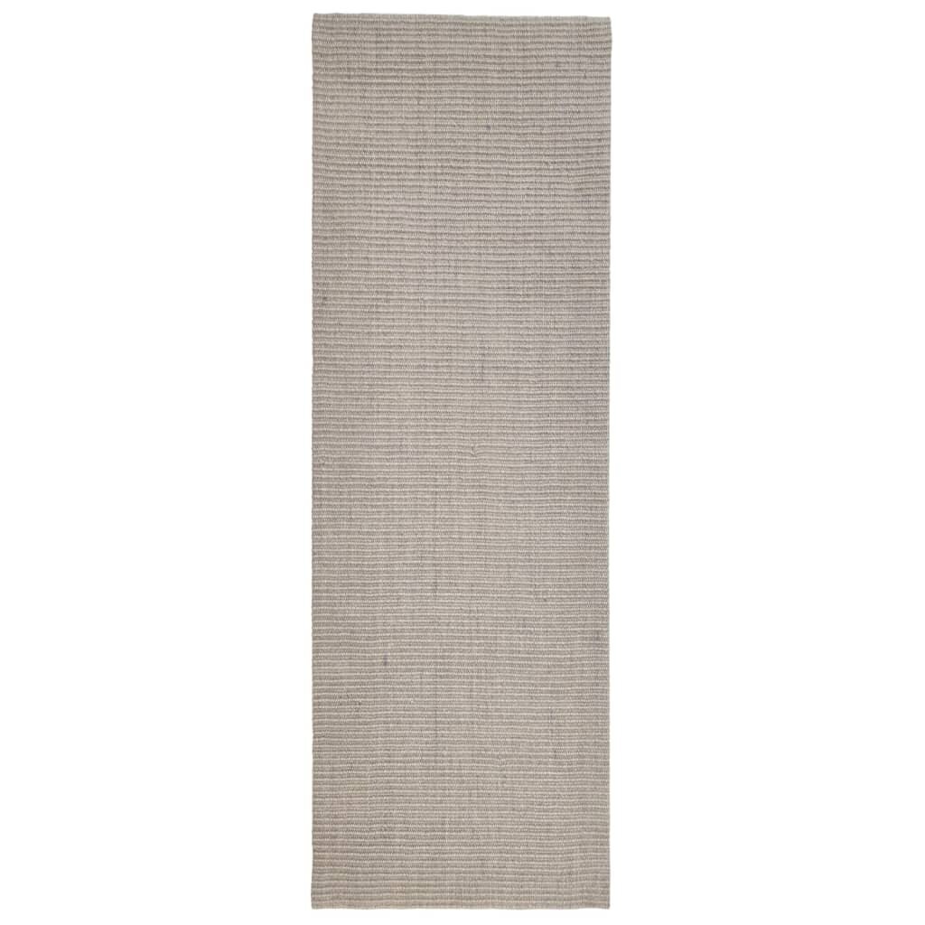 vidaXL paklājs, dabīgs sizals, 66x200 cm, smilšu krāsa cena un informācija | Paklāji | 220.lv