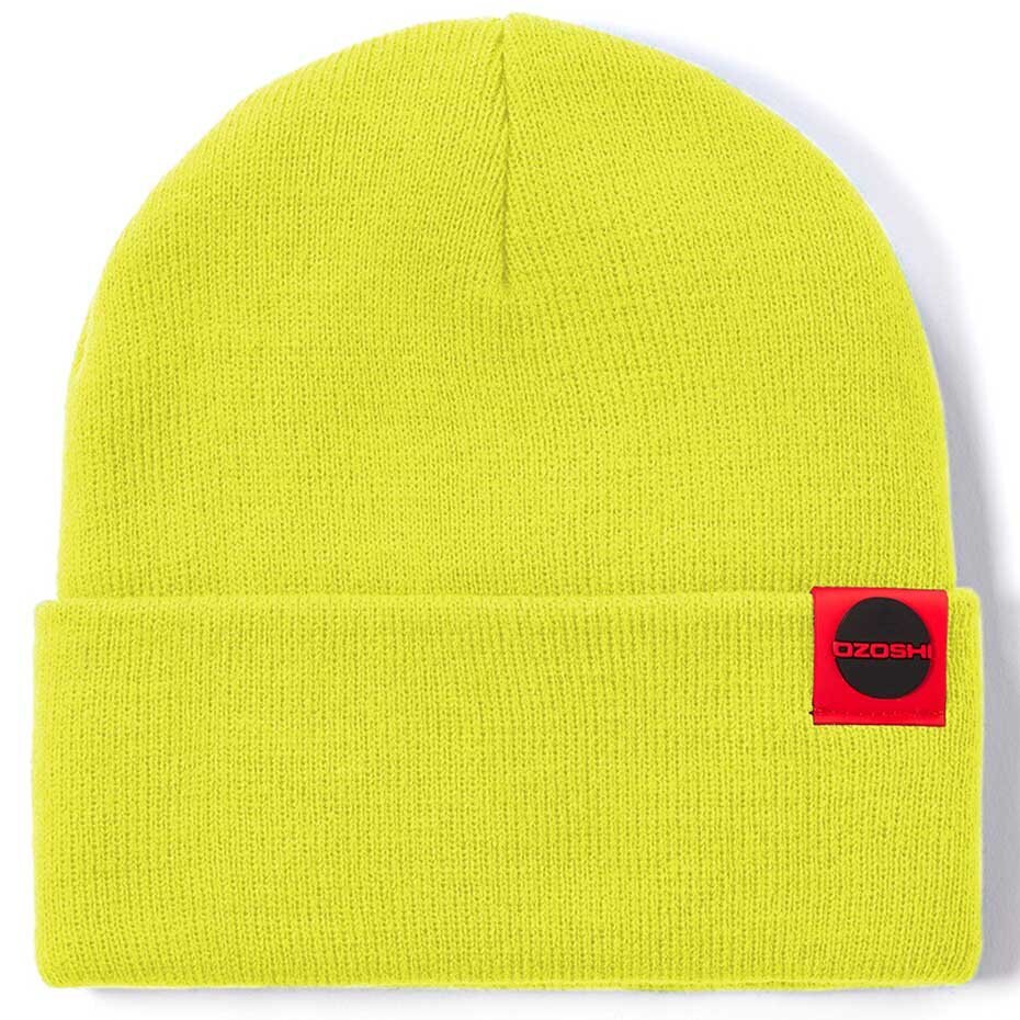 Cepure Ozoshi Hitoshi Cuffed Beanie Dzeltena OWH20CFB002BR цена и информация | Sieviešu cepures | 220.lv