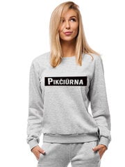 Sieviešu džemperis Pikčiūrna, pelēks cena un informācija | Jakas sievietēm | 220.lv