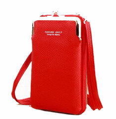 Универсальная многофункциональная женская сумка на длинной ручке, красная цена и информация | Куинн | 220.lv
