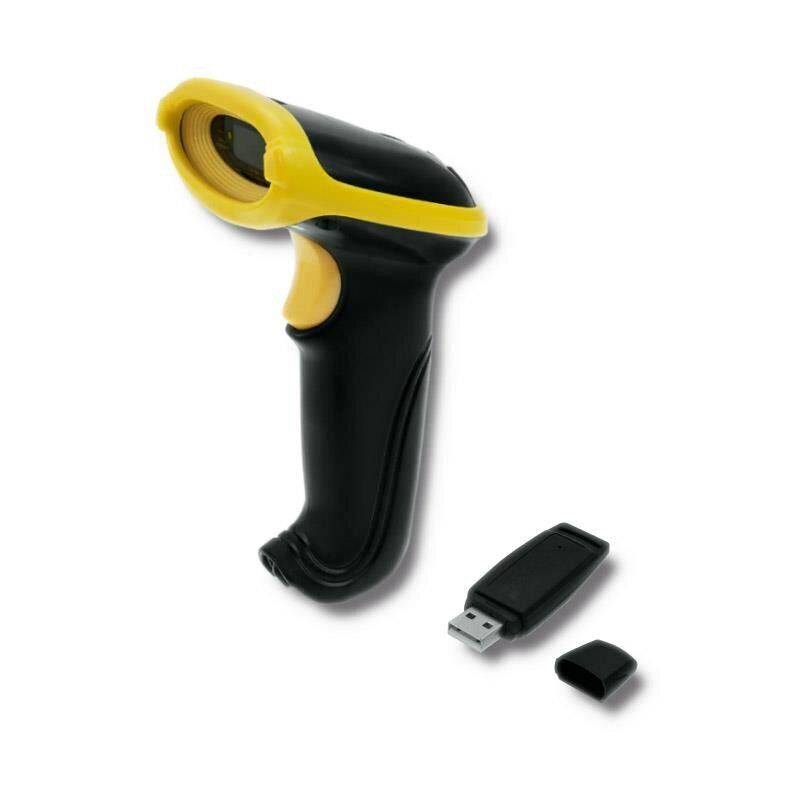 Qoltec 50862 Wireless Laser Barcode Scanner 1D | 2.4GHz цена и информация | Smart ierīces un piederumi | 220.lv