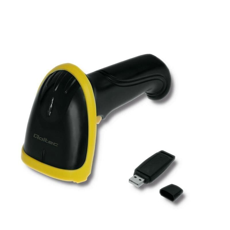 Qoltec 50862 Wireless Laser Barcode Scanner 1D | 2.4GHz цена и информация | Smart ierīces un piederumi | 220.lv