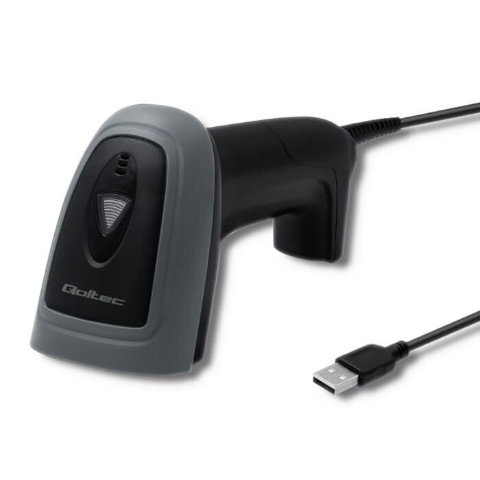 Qoltec 50863 Wired QR & BARCODE Scanner | USB цена и информация | Smart ierīces un piederumi | 220.lv