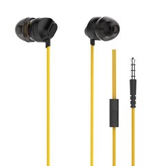 Наушники SOMOSTEL UNIVERSAL HEADPHONES JACK 3.5 INCH YELLOW цена и информация | Наушники | 220.lv