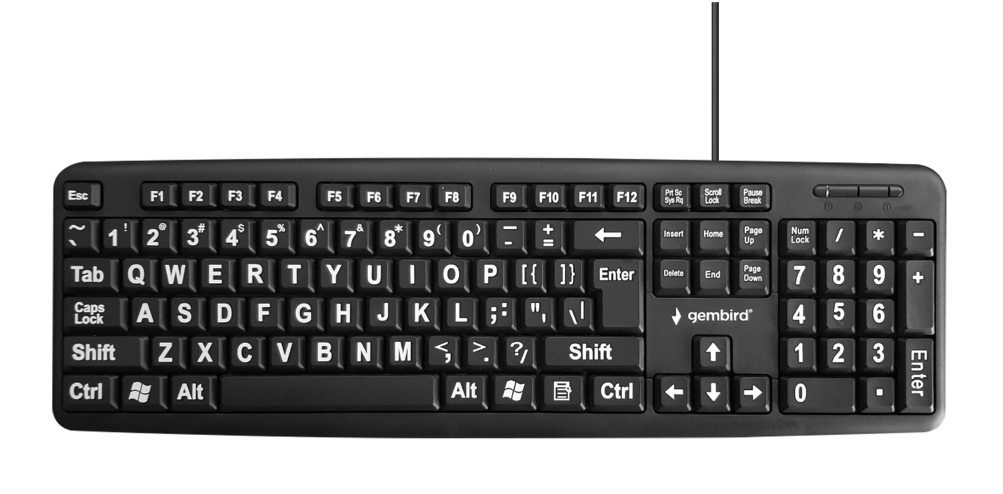 Gembird KB-US-103 cena un informācija | Klaviatūras | 220.lv