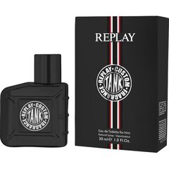 Tualetes ūdens Replay #Tank Custom EDT vīriešiem, 100ml cena un informācija | Vīriešu smaržas | 220.lv