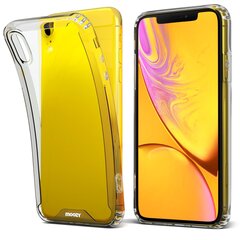 Противоударный чехол Moozy Xframe для iPhone XR – Прозрачный гибридный чехол с амортизирующим ободком из ТПУ цена и информация | Чехлы для телефонов | 220.lv