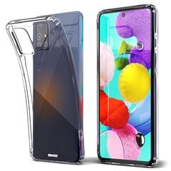 Moozy Xframe Triecienizturīgs vāciņš telefonam Samsung Galaxy A51 – caurspīdīgs hibrīda vāciņš ar triecienu absorbējošu TPU apmali цена и информация | Чехлы для телефонов | 220.lv