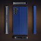 Moozy magnētisks telefona maciņš ar karšu turētāju un statīva funkciju saderīgs ar Samsung Galaxy S22 5G telefona modeli - Tumši zils cena un informācija | Telefonu vāciņi, maciņi | 220.lv