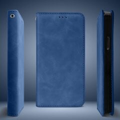 Moozy Marmora zils atveramais vāciņš telefonam iPhone X, iPhone XS – Magnētisks, atverams retro dizaina vāciņš-maks ar karšu turētāju un statīvu cena un informācija | Telefonu vāciņi, maciņi | 220.lv