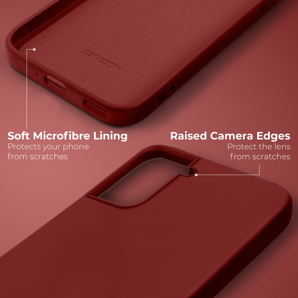 Moozy Lifestyle telefona vāciņš saderīgs ar Samsung Galaxy S21 FE 5G – augstvērtīga silikona apvalks ar matētu virsmu un mīkstu mikrošķiedras oderi, Vintage rozā cena un informācija | Telefonu vāciņi, maciņi | 220.lv