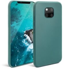 Moozy Minimalist plāns, matēts silikona vāciņš saderīgs ar Huawei Mate 20 Pro telefona modeli, Pelēkzils cena un informācija | Telefonu vāciņi, maciņi | 220.lv