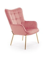 Кресло Halmar Castel 2, розовое/золотистое цена и информация | Кресла в гостиную | 220.lv