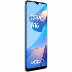 Oppo A16 6,52" MediaTek Helio G35 4 GB RAM 64 GB Blue цена и информация | Мобильные телефоны | 220.lv