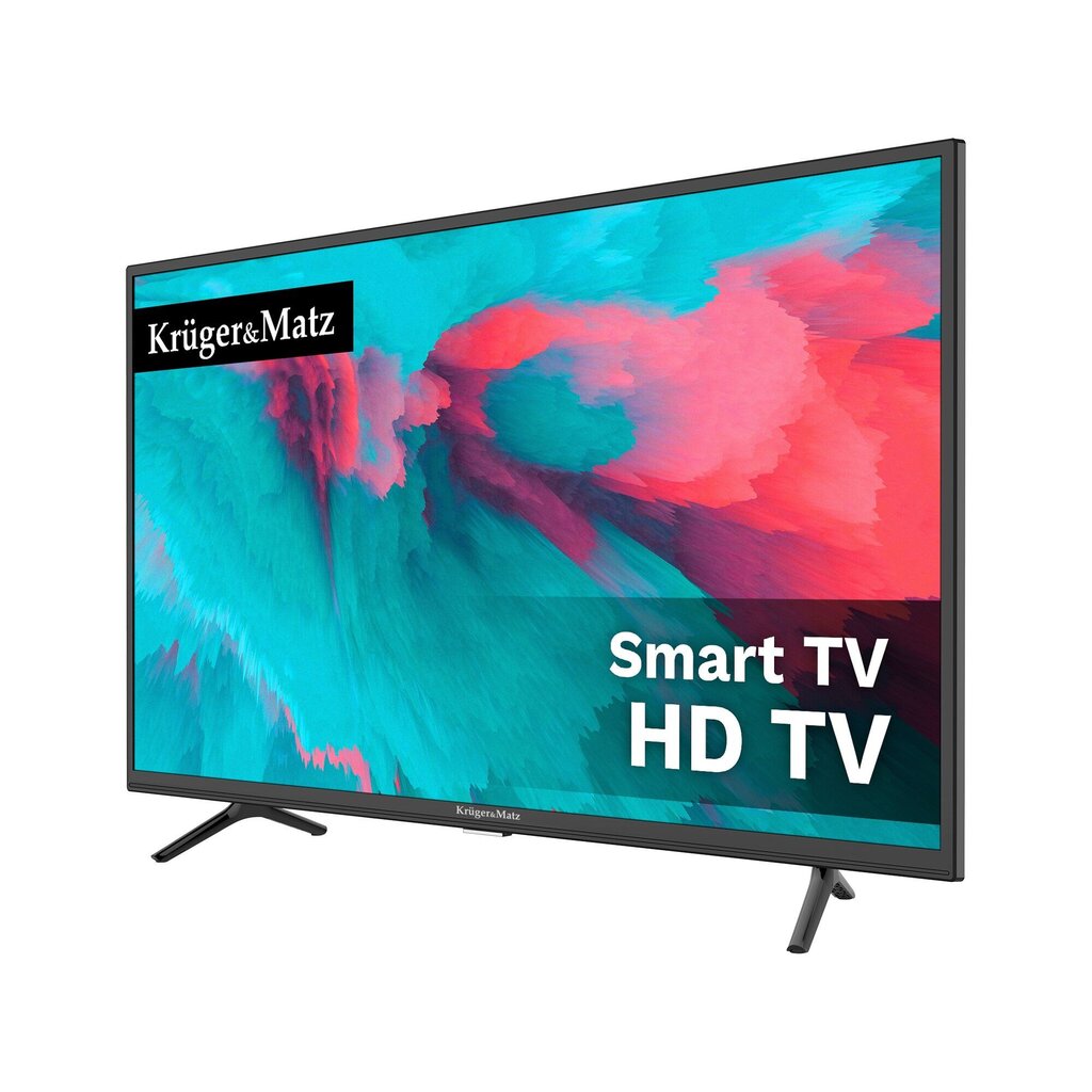 TV Krüger & Matz KM0232-S5 81,3 cm (32") HD Smart Black cena un informācija | Televizori | 220.lv