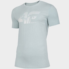 Мужская футболка 4F H4L22 TSM042 47S, цвета мяты цена и информация | Мужские футболки | 220.lv