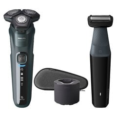 Бритва для мужчин Philips SHAVER Series 5000 S5584/57, зеленая / серая цена и информация | Электробритвы | 220.lv