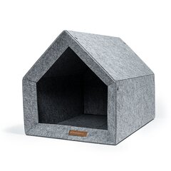 Rexproduct guļvieta - būda Kennel, M, pelēka/zaļa цена и информация | Лежаки, домики | 220.lv