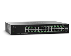 Cisco SG112-24 Unmanaged L2 Gigabit Ethernet (10/100/1000) 1U Black цена и информация | Коммутаторы (Switch) | 220.lv