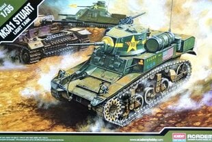 Сборная модель для склеивания Academy 13269 US M3A1 STUART LIGHT TANK 1/35 цена и информация | Склеиваемые модели | 220.lv