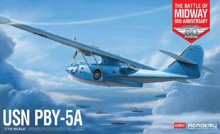 Модель для склеивания Academy 12573 USN PBY-5A Battle of Midway 1/72 цена и информация | Склеиваемые модели | 220.lv